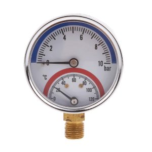 თერმომანომეტრი 10  BAR / 80mm COM